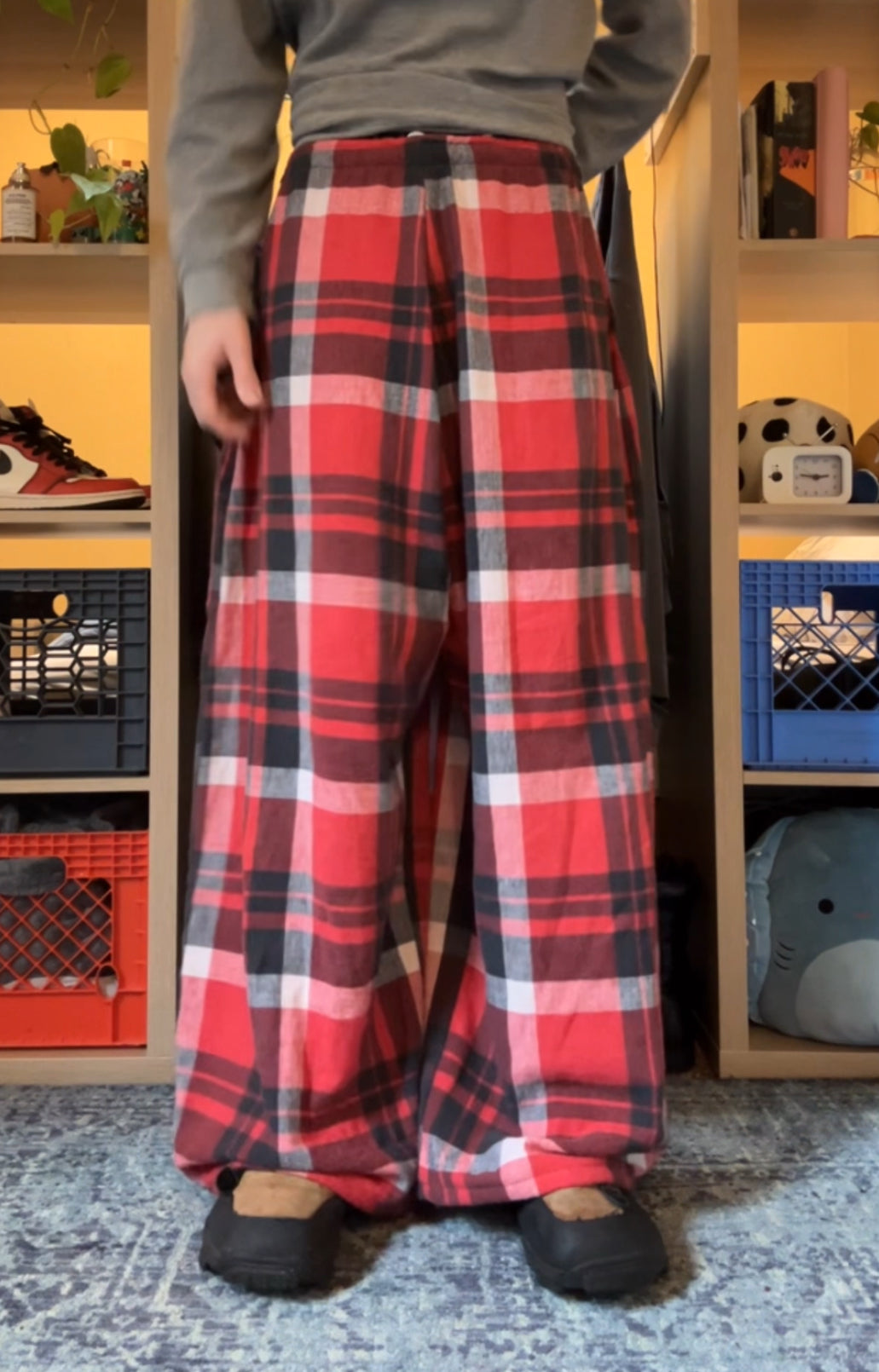 Plaid Balloon Pajamas