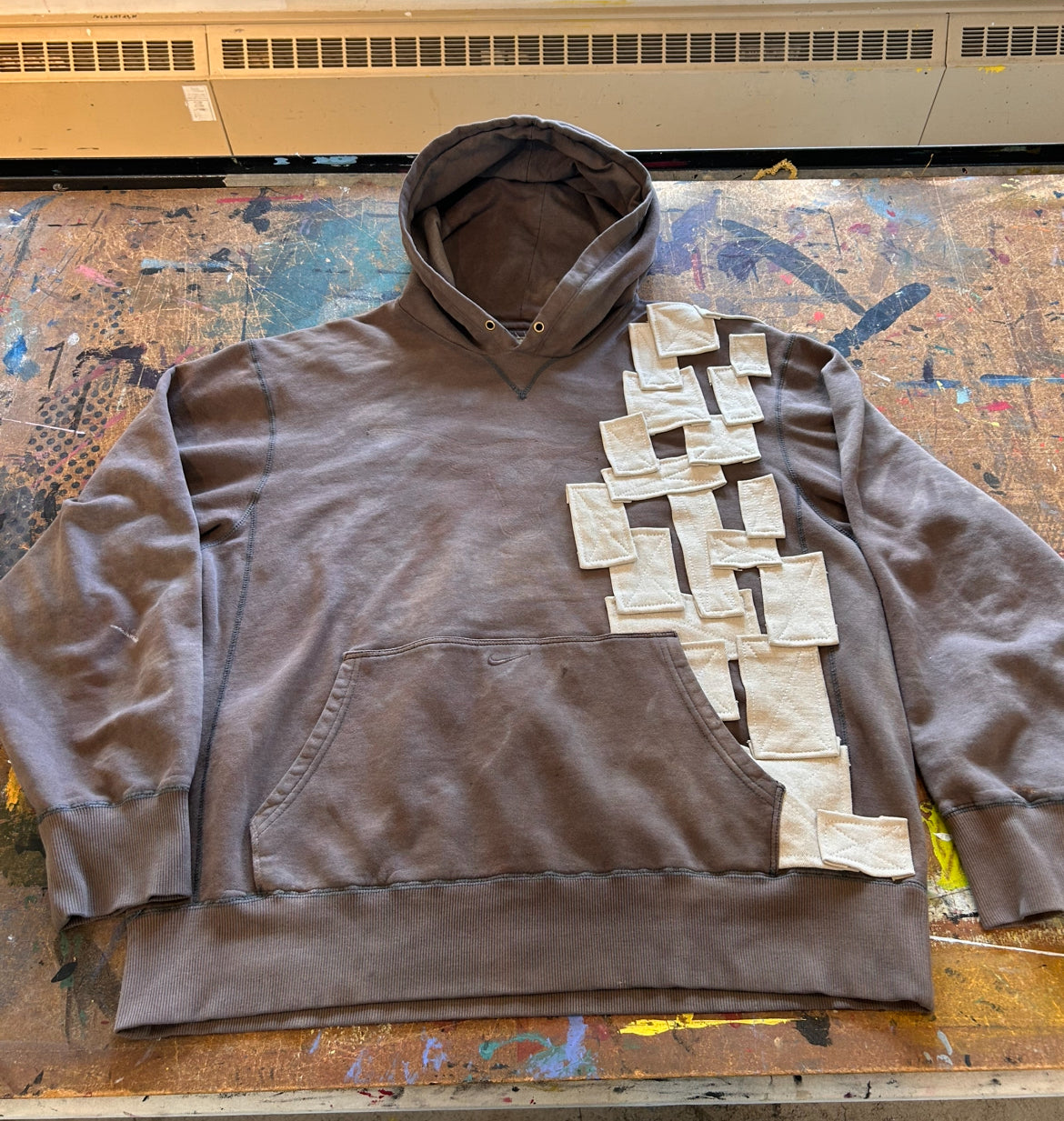 Patchwork Dyed Hoodie