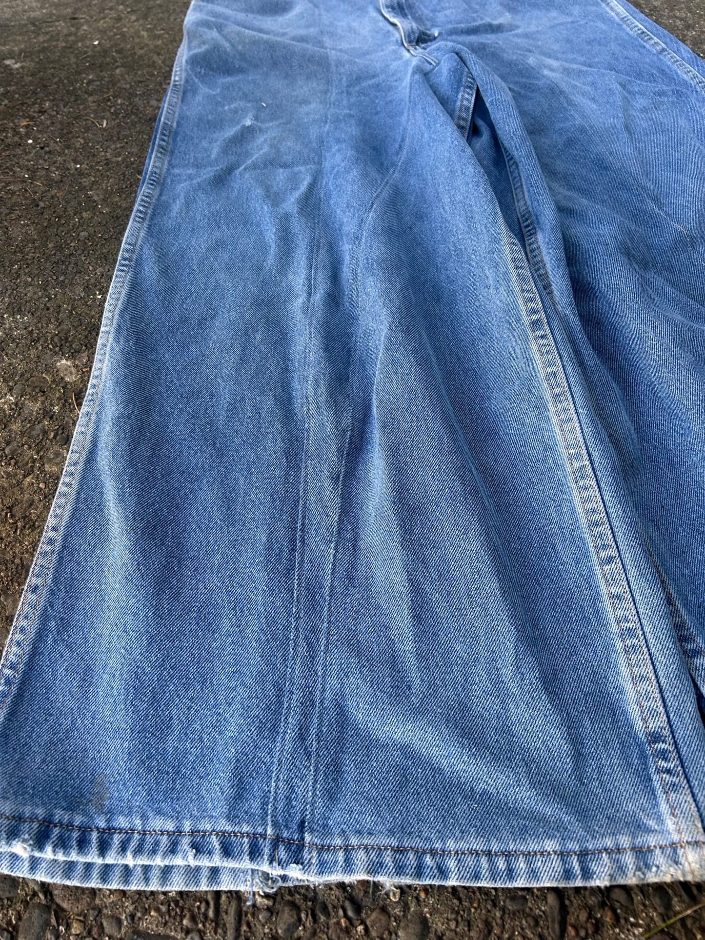 Baggy Jeans With Crazy Seams