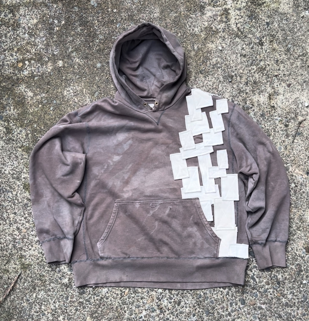 Patchwork Dyed Hoodie