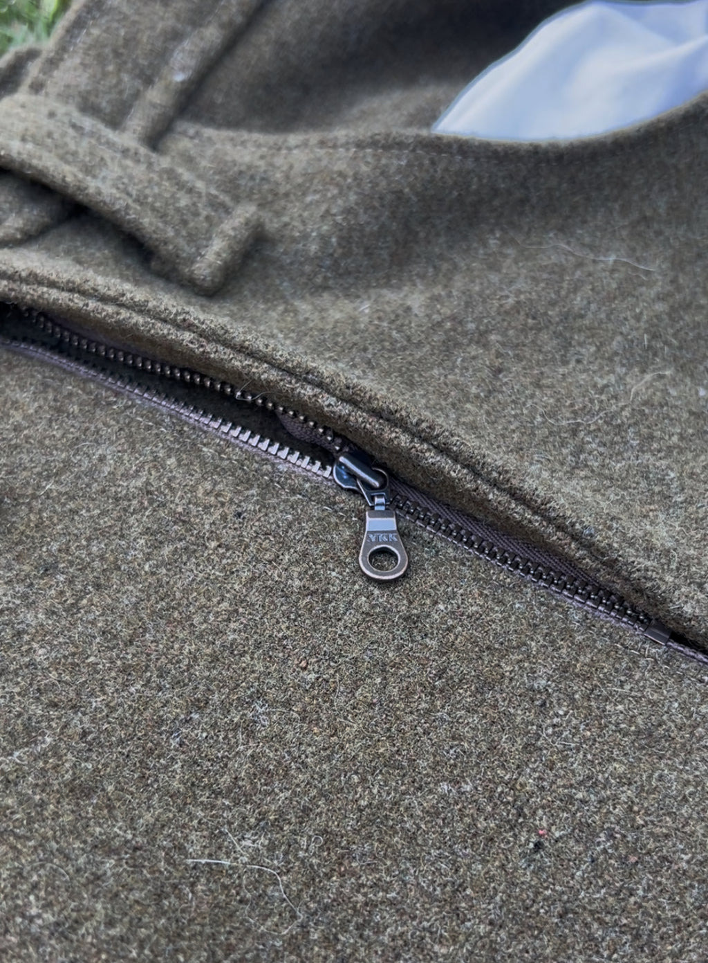 Wool Back Stripe Swaggy Pants